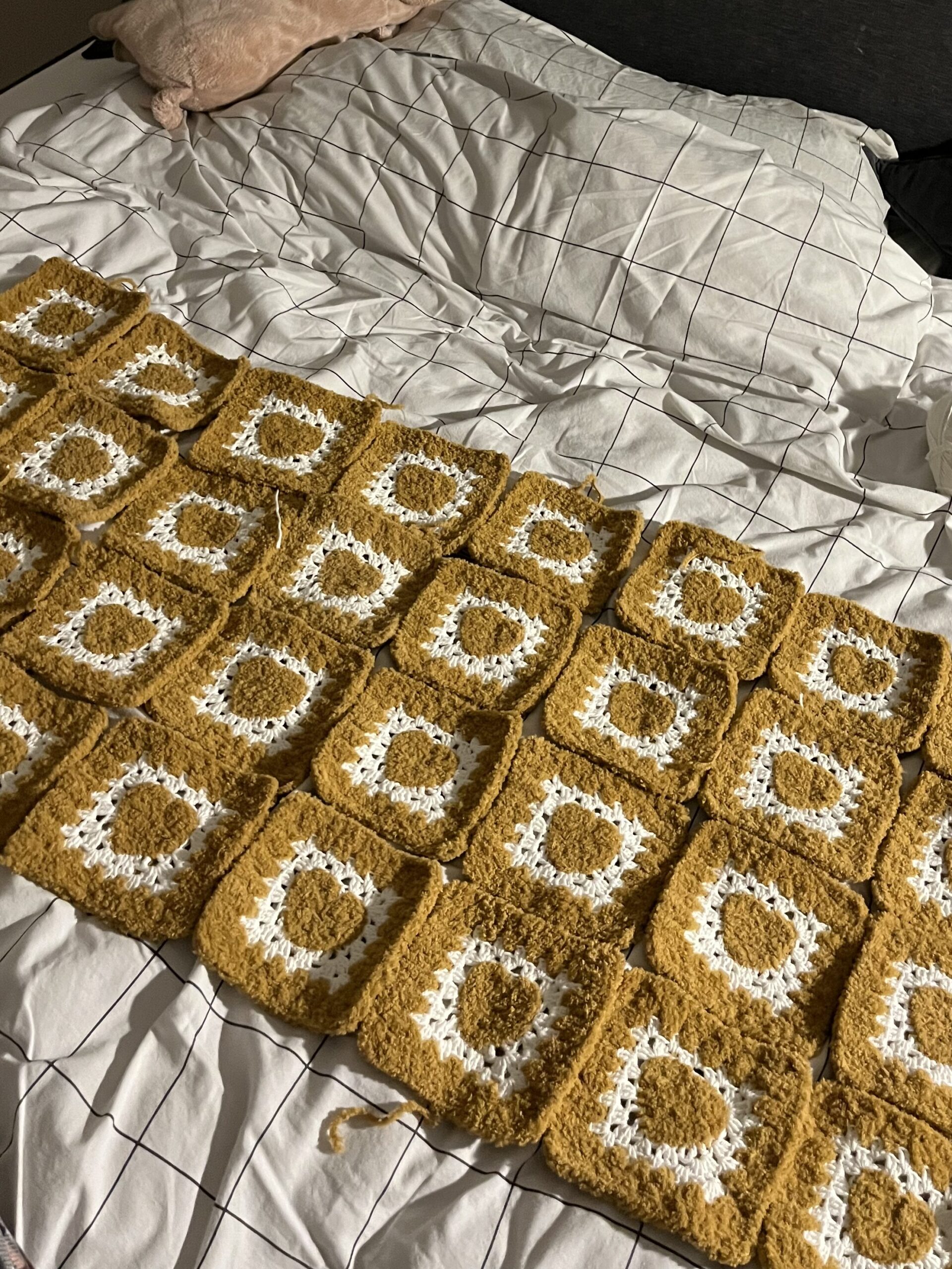 Heart Granny Square Crochet Pattern