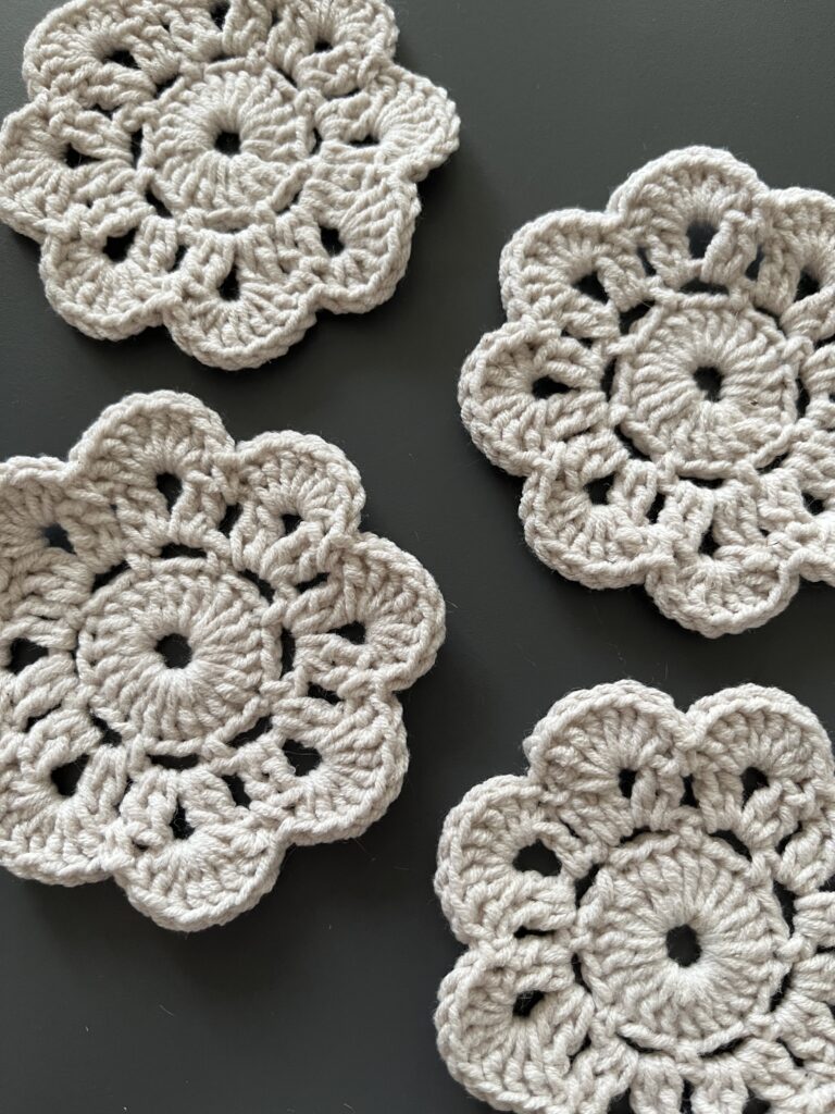 crochet coaster
